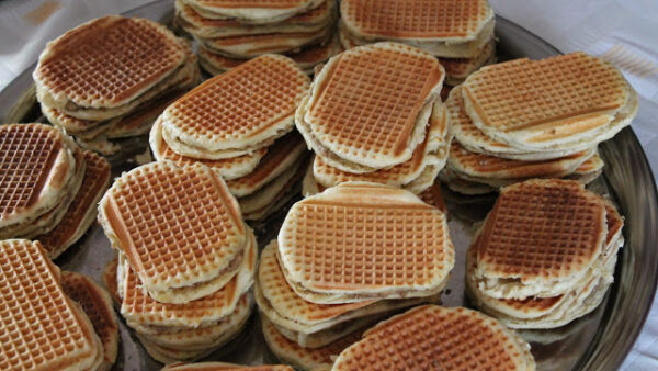 GAUFRES FLAMANDES FOURRÉES À LA CASSONADE