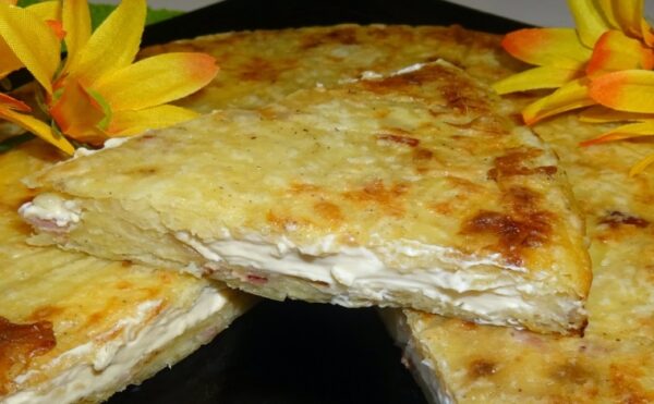 Galette de Pomme de terre à la &lsquo;Vache Qui Rit&rsquo;