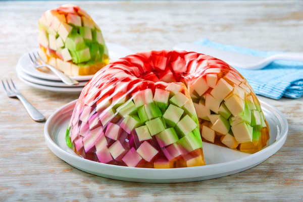 préparation de mosaïque de gélatine