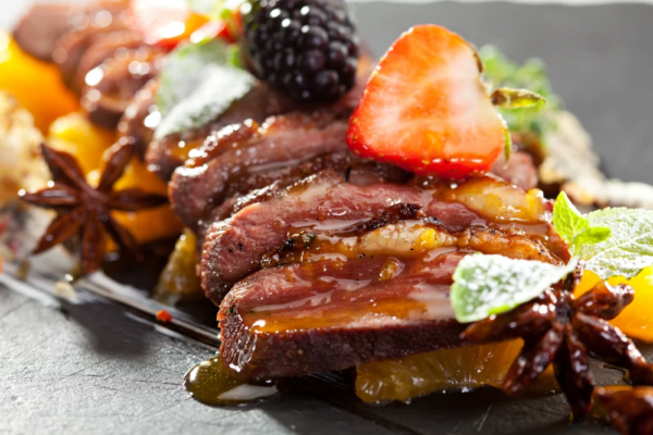 Gourmand Magrets de canard aux mûres