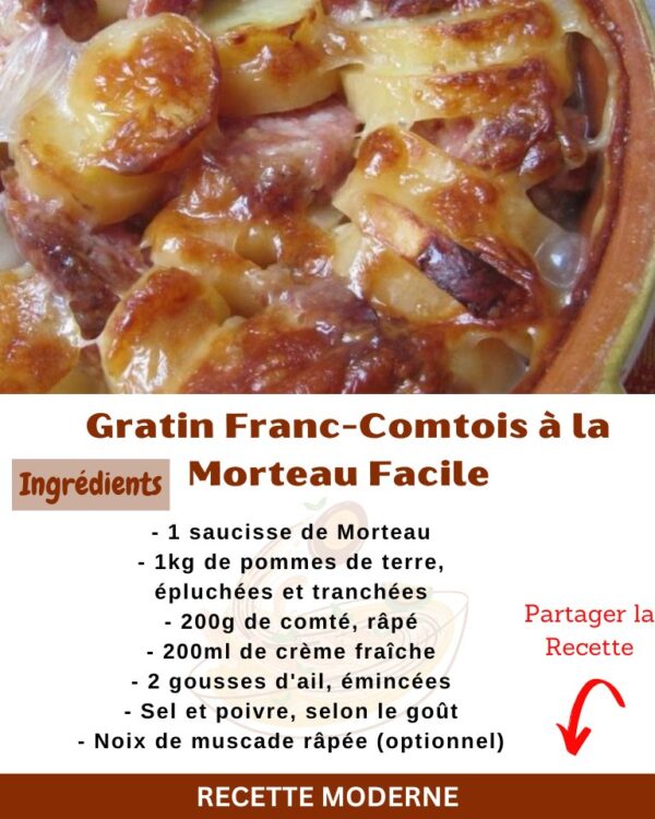 Gratin Franc-Comtois à la Morteau Facile