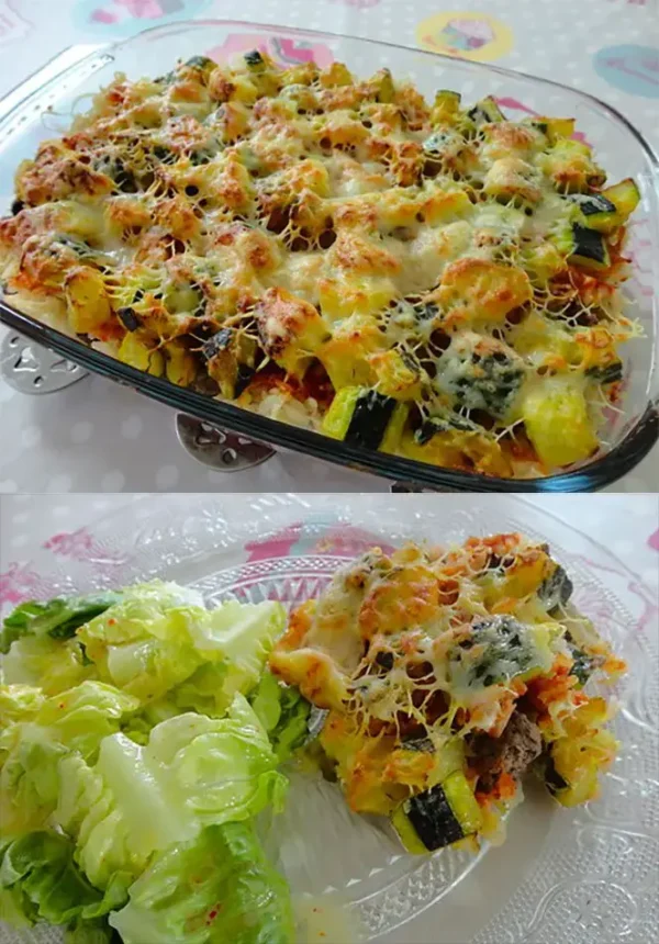 Gratin de Courgettes et Bœuf Haché au Coulis de Tomate et Emmental : Un Délice Gourmand