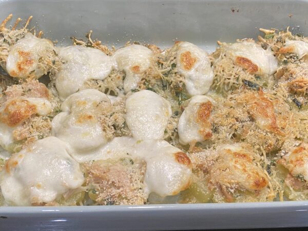 Gratiné de Pommes de Terre au Thon et à la Mozzarella