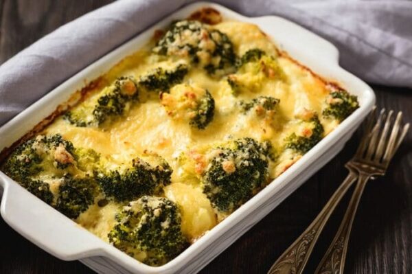 Gratin de Poulet, Brocoli et Riz