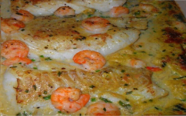 Gratin de cabillaud au lait de coco