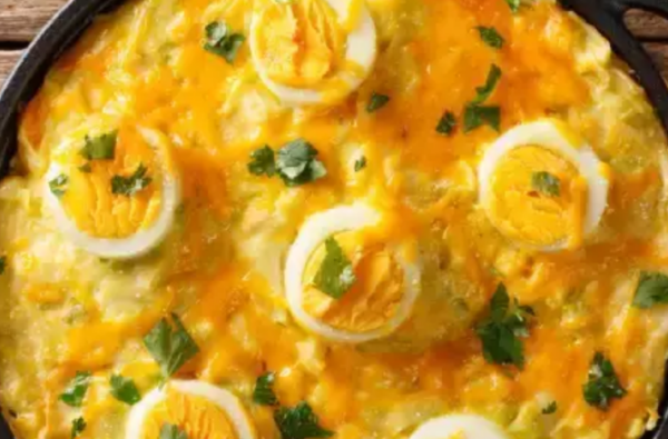 Gratin d’œufs à la purée de pommes de terre