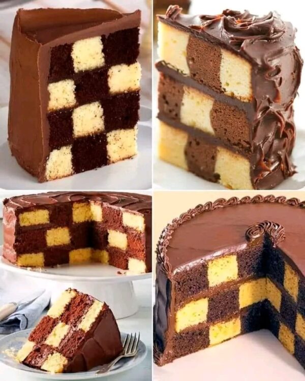 Gâteau Damero ou gâteau d’échecs