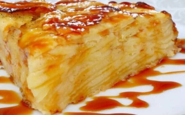 Gâteau Invisible Aux Pommes Et Caramel Au Beurre Salé