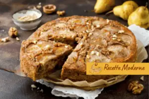 Gâteau Poire Chocolat depuis recettemoderne.com