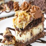 Gâteau au Fromage au Chocolat et à la Noix de Coco depuis recettemoderne.com