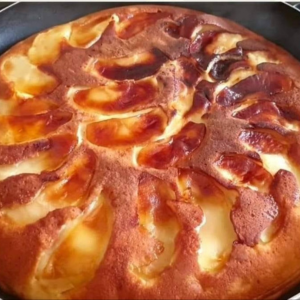 Gâteau aux pommes à la poêle