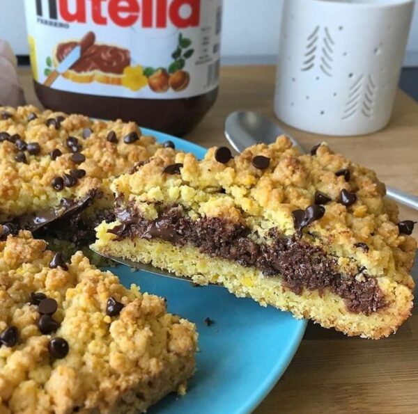 Gâteau crumble au Nutella
