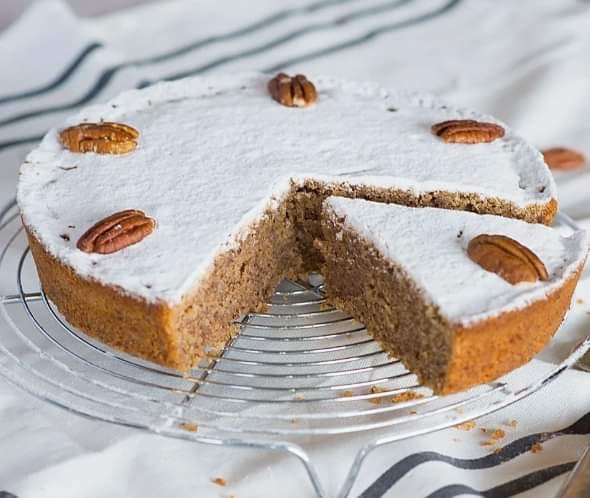 Gâteau fondant aux noix