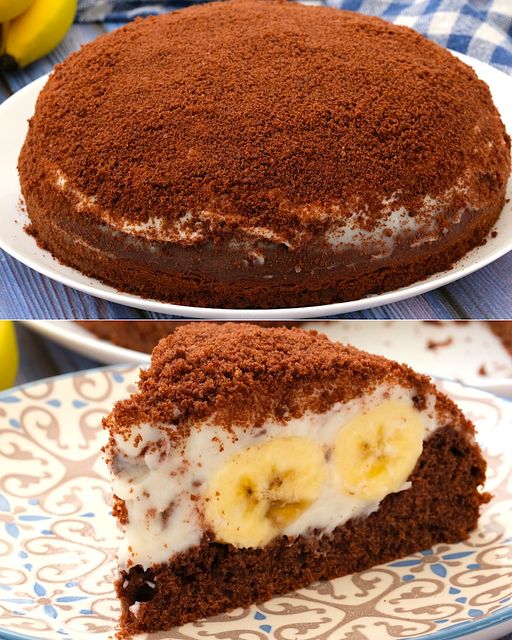 Gâteau à la banane et au chocolat