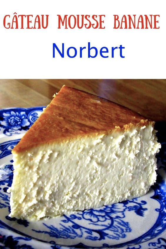 Gâteau à la mousse de bananes