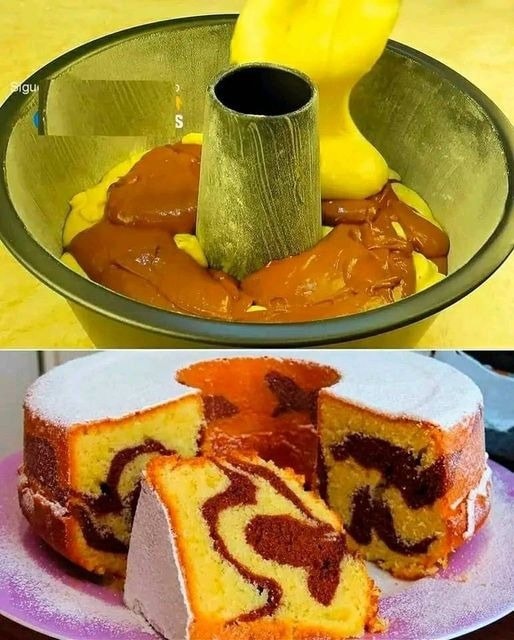 Gâteau marbré
