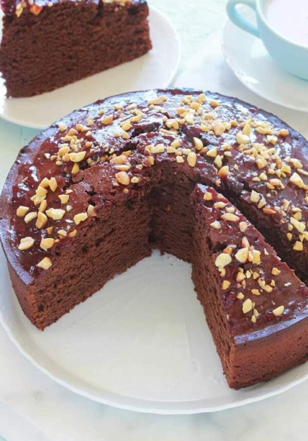 Gâteau moelleux au yaourt et au cacao