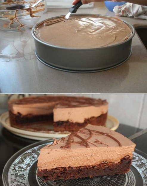 Gâteau mousse au chocolat facile