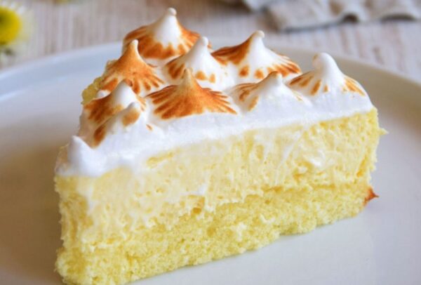 Gâteau nuage de citron meringué