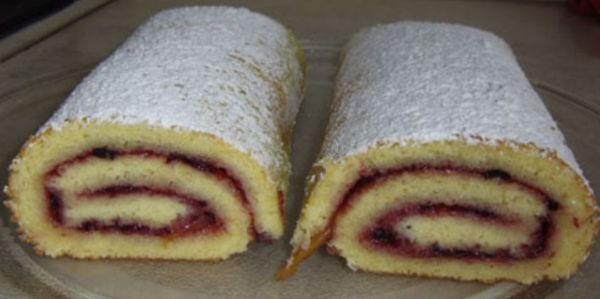 Gâteau roulé à la confiture