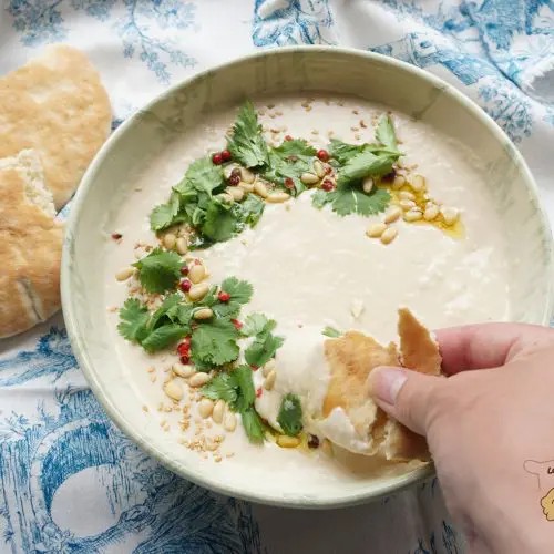 Houmous de haricots blancs