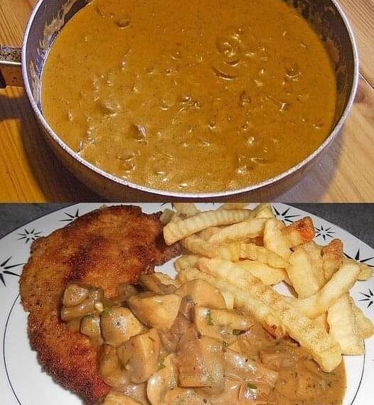 Jägersauce, il n’y a pas de Jägerschnitzel au restaurant