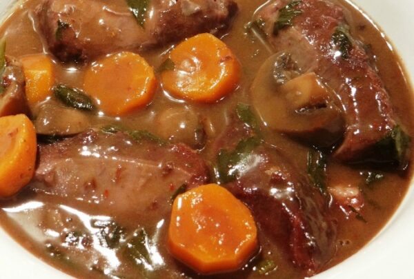Joues de Porc au Vin Rouge