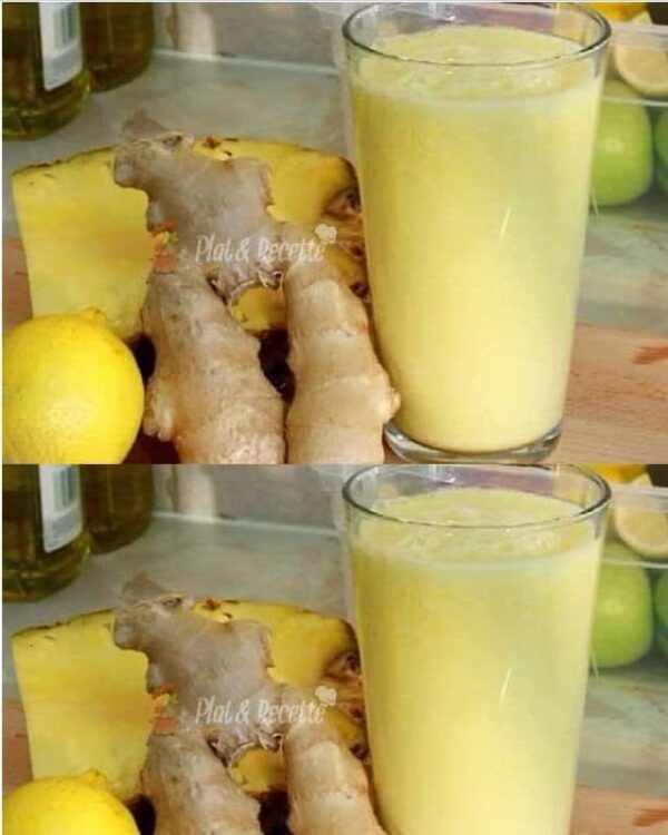 Jus Brûle Graisse Ananas Citron et Gingembre