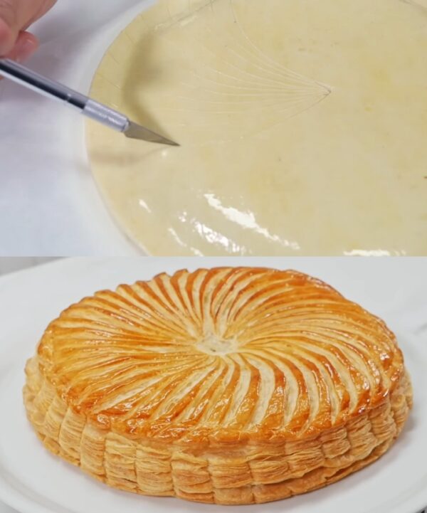 La Meilleure GALETTE DES ROIS à la FRANGIPANE – Recette de Pâte Feuilletée Maison