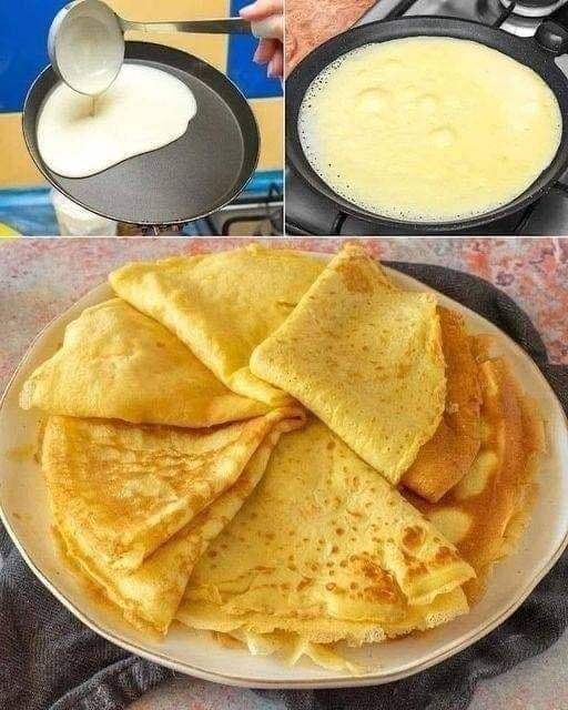 La Recette de Base des Crêpes Sucrées et Salées