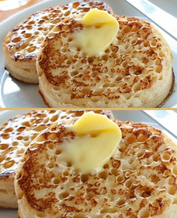 Le fameux crêpes « Crumpets » facile et rapide