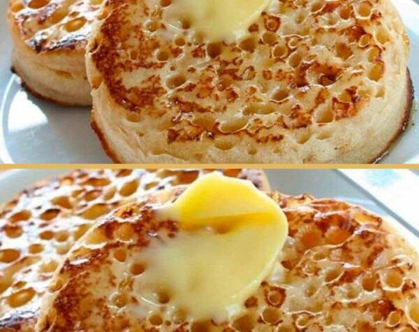 Le fameux crêpes « Crumpets » facile et rapide