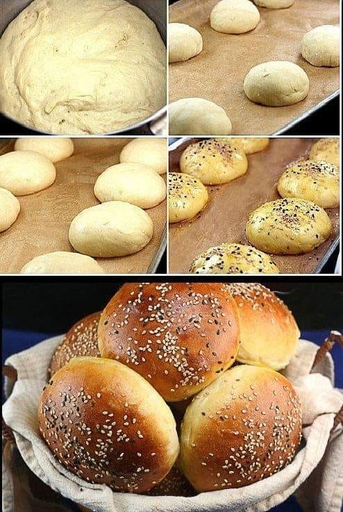 Le pain à hamburger maison