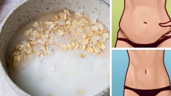 L’eau d’avoine pour dégonfler le ventre et brûler 4 kilos par semaine