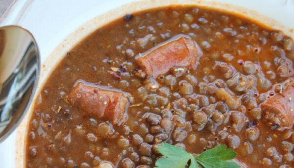 Lentilles à la Chistorra