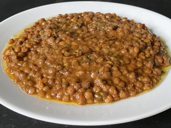 Lentilles à la Tomate et aux Épices