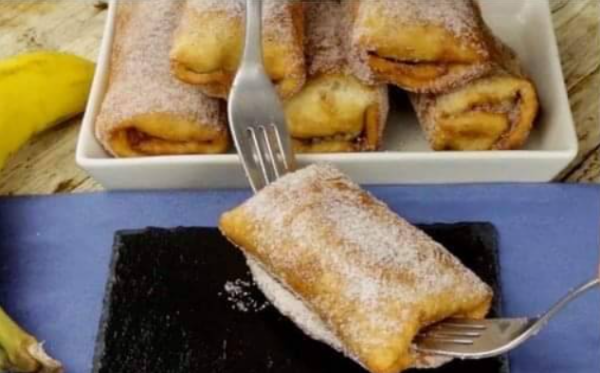 Les roulés à la banane