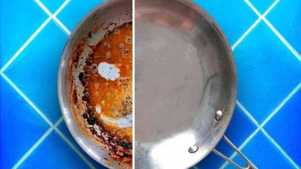 L’ingrédient qui élimine les incrustations des casseroles et poêles : il coûte 1 euro