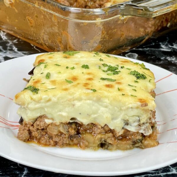 MOUSSAKA: Gratin à l&rsquo;aubergine