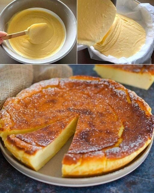 Migliaccio (gâteau italien à la semoule et à la ricotta)