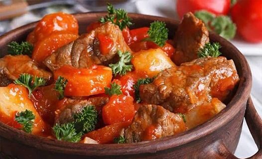 Mijoté de Bœuf aux Carottes et Sauce Tomate