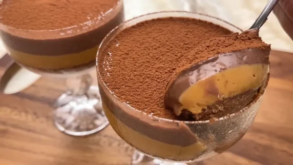 Mousse au Chocolat et Biscuits Sans Cuisson