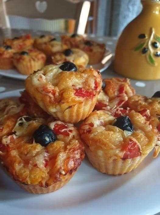 Muffins façon pizza