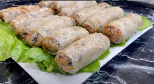 Nems au Poulet et Crevettes