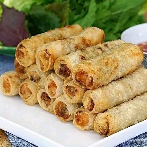 Nems au poulet et crevettes