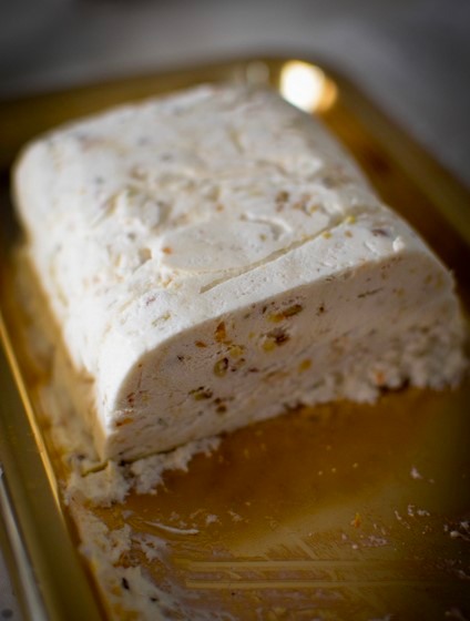 Nougat glacé facile pour Noël