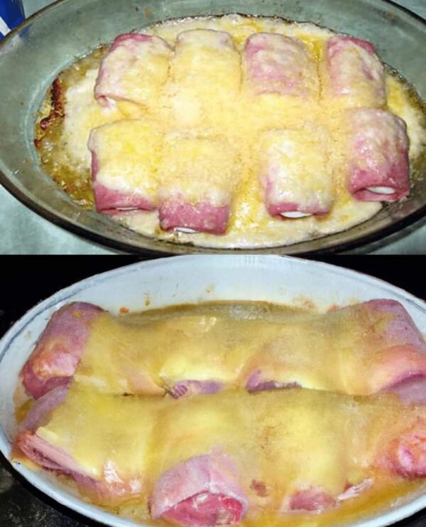 Oeufs roulés au jambon