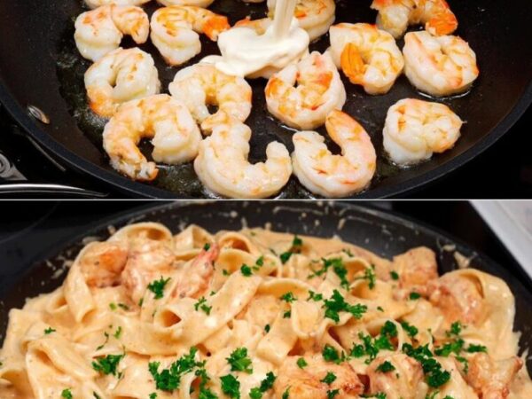 PÂTES AUX CREVETTES