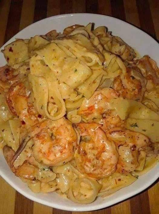 PÂTES AUX CREVETTES