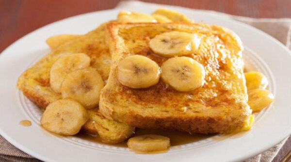 Pain Perdu Brioché à la Banane Caramélisée